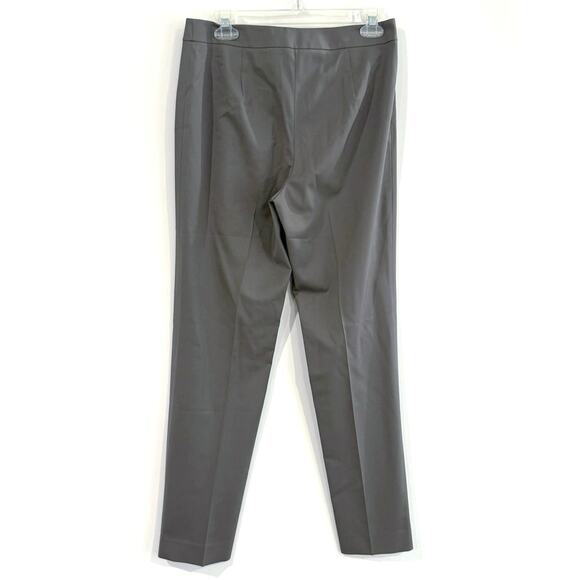 Lafayette 148 Pant Size 6 Wool Elastane Gray Taupe Stretch Career Trouser - Picture 2 of 10
